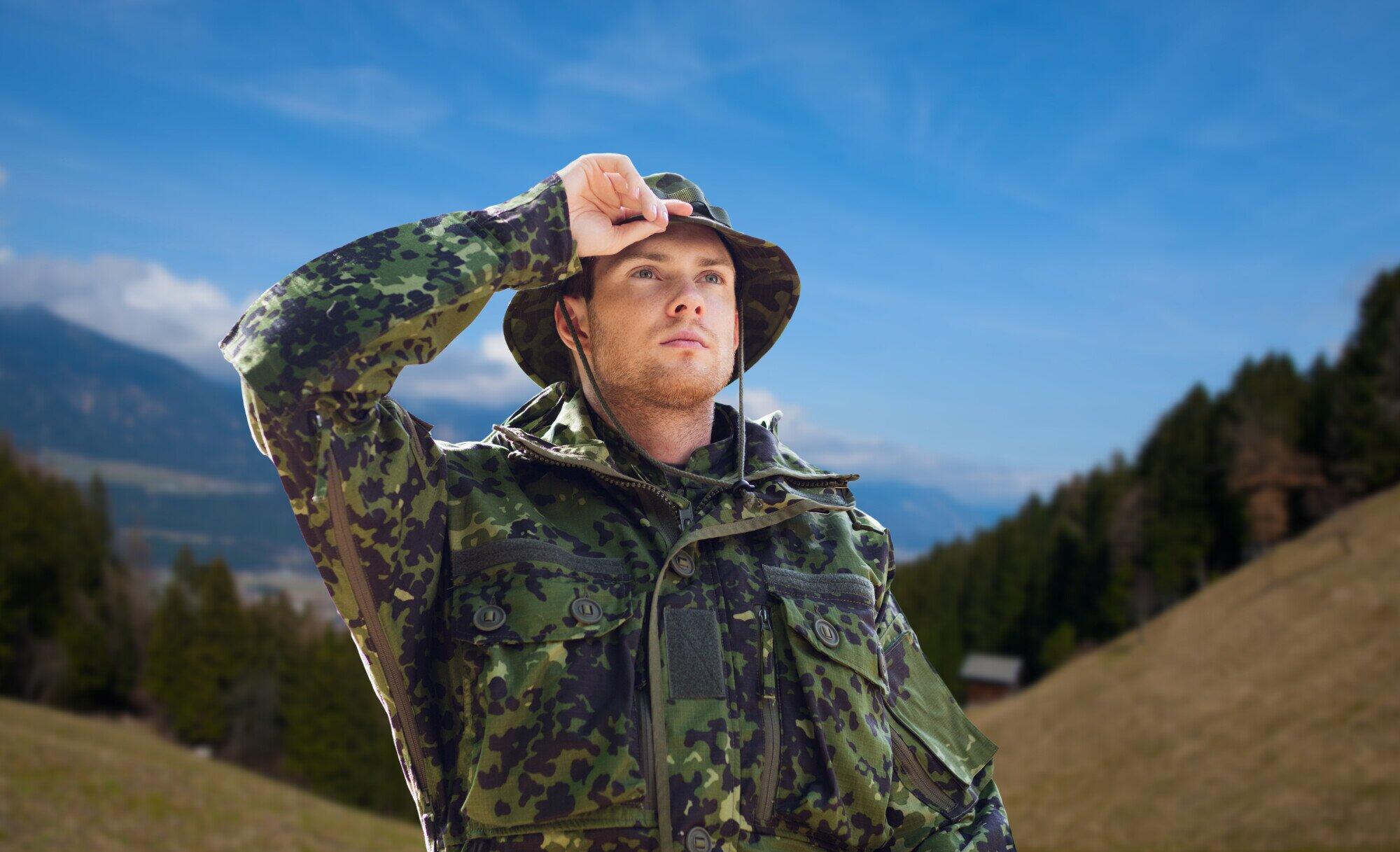 army man saluting